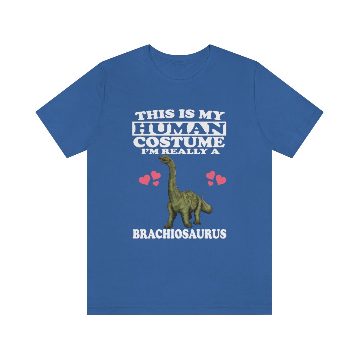 This Is My Human Costume I'm Really A Brachiosaurus Shirt - Brachiosaurus print design