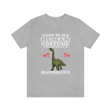 This Is My Human Costume I'm Really A Brachiosaurus Shirt, Brachiosaurus Lover Shirt, Dinosaur Shirt, Dinosaur Lover Gift, Animal Gift Image 3