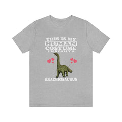 This Is My Human Costume I'm Really A Brachiosaurus Shirt - Brachiosaurus print design