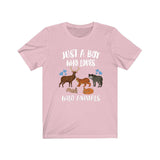 Just A Boy Who Loves Wild Animals Shirt, Wolf Lover Shirt, Lynx Shirt, Fox Lover Gift, Animal Adult Kids T-Shirt Image 4