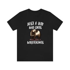Wolverine Lover T-Shirt for Boys - wolverine print design