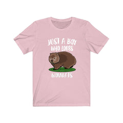 Just A Boy Who Loves Wombats Shirt - wombat print design