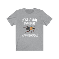 Just A Boy Who Loves Zebra Cockroaches Shirt - zebra cockroach print design