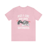 Just A Girl Who Loves Squirrels Birds Shirt, Squirrel Lover Shirt, Squirrel Gift, Animal Lover Shirt, Adult Toddler Infant Kids Gift T-Shirt Image 4