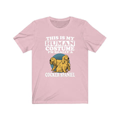 This Is My Human Costume I'm Really A Cocker Spaniel Shirt, Cocker Spaniel Lover Shirt, Cocker Spaniel Shirt, Dog Lover Gift, Animal Gift Image 4