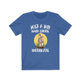 Just A Boy Who Loves Meerkats Shirt, Meerkat Lover Shirt, Meerkat Shirt, Meerkat Lover Gift, Animal Adult Kids T-Shirt Image 3