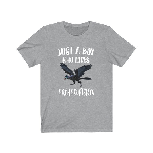 Just A Boy Who Loves Archaeopteryx Dinosaur Shirt - archaeopteryx print design