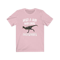 Just A Boy Who Loves Aucasaurus Shirt - aucasaurus print design