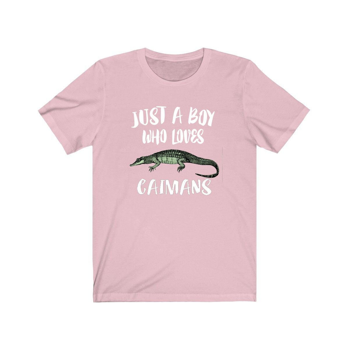 Just A Boy Who Loves Caymans Shirt - cayman print design