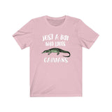 Just A Boy Who Loves Caymans Shirt, Cayman Lover Shirt, Cayman Shirt, Cayman Lover Gift, Animal Adult Kids T-Shirt Image 4
