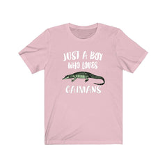 Just A Boy Who Loves Caymans Shirt - cayman print design