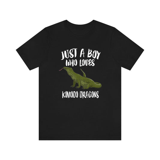 Just A Boy Who Loves Komodo Dragons Shirt - Komodo Dragon print design