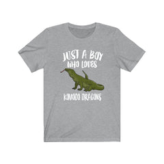 Just A Boy Who Loves Komodo Dragons Shirt - Komodo Dragon print design