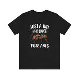 Just A Boy Who Loves Fire Ants Shirt, Fire Ants Lover Shirt, Ant Shirt, Ant Lover Gift, Animal Adult Kids T-Shirt Image 1