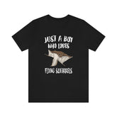 Just A Boy Who Loves Flying Squirrels Shirt, Flying Squirrel Lover Shirt, Squirrel Shirt, Squirrel Lover Gift, Animal Adult Kids T-Shirt Image 1