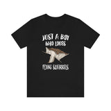 Just A Boy Who Loves Flying Squirrels Shirt, Flying Squirrel Lover Shirt, Squirrel Shirt, Squirrel Lover Gift, Animal Adult Kids T-Shirt Image 1
