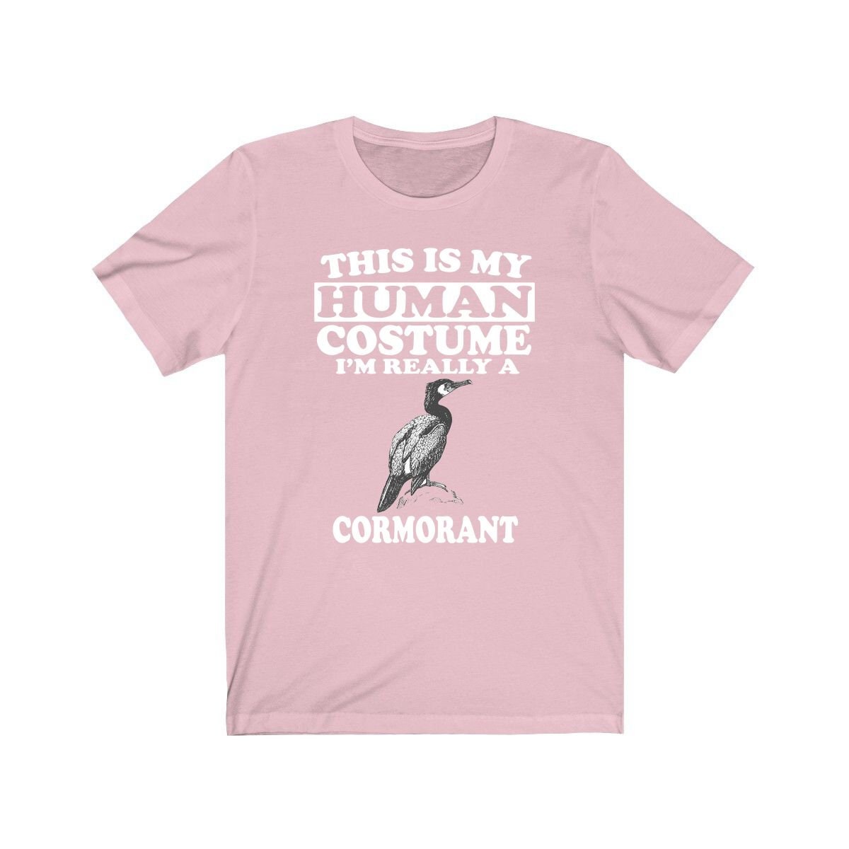 This Is My Human Costume I'm Really A Cormorant T-Shirt - cormorant print design