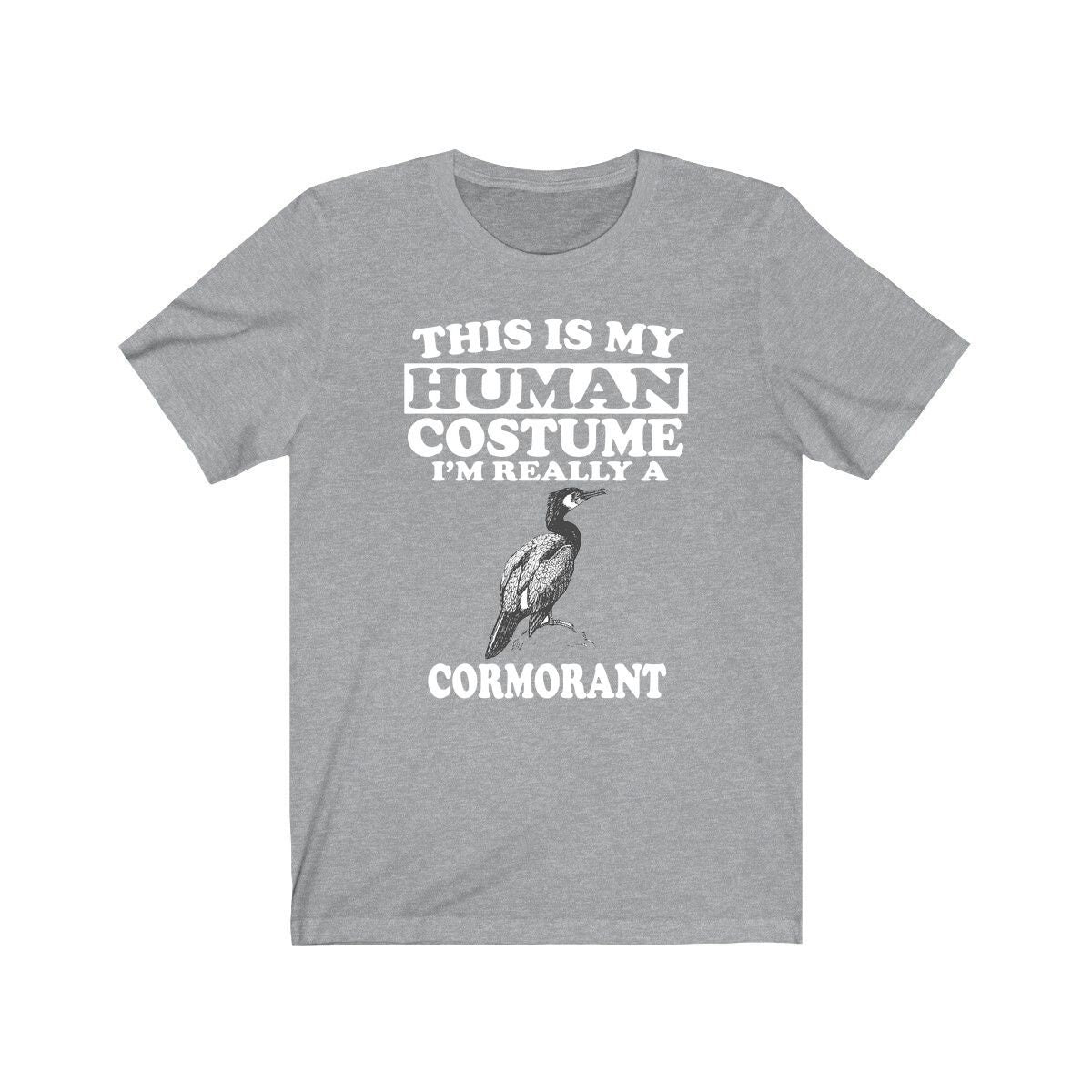 This Is My Human Costume I'm Really A Cormorant Shirt, Cormorant Lover Shirt, Birding Shirt, Bird Lover Gift, Animal Gift Image 1