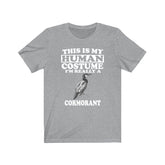 This Is My Human Costume I'm Really A Cormorant Shirt, Cormorant Lover Shirt, Birding Shirt, Bird Lover Gift, Animal Gift Image 1