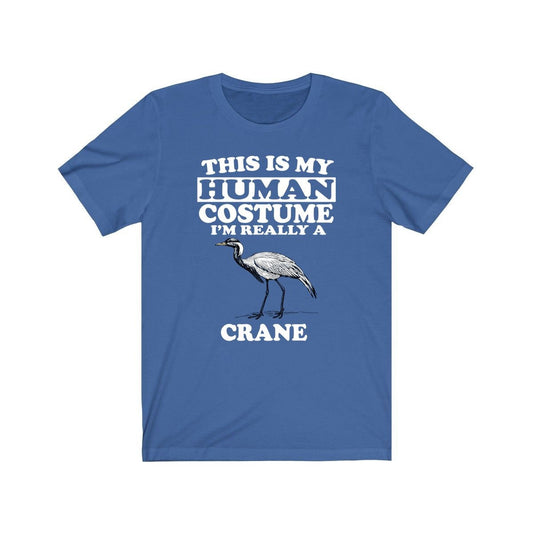 This Is My Human Costume I'm Really A Crane Bird Shirt - crane print design