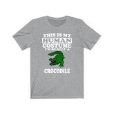 This Is My Human Costume I'm Really A Crocodile Shirt, Crocodile Lover Shirt, Crocodile Shirt, Crocodile Lover Gift, Animal Gift Image 1