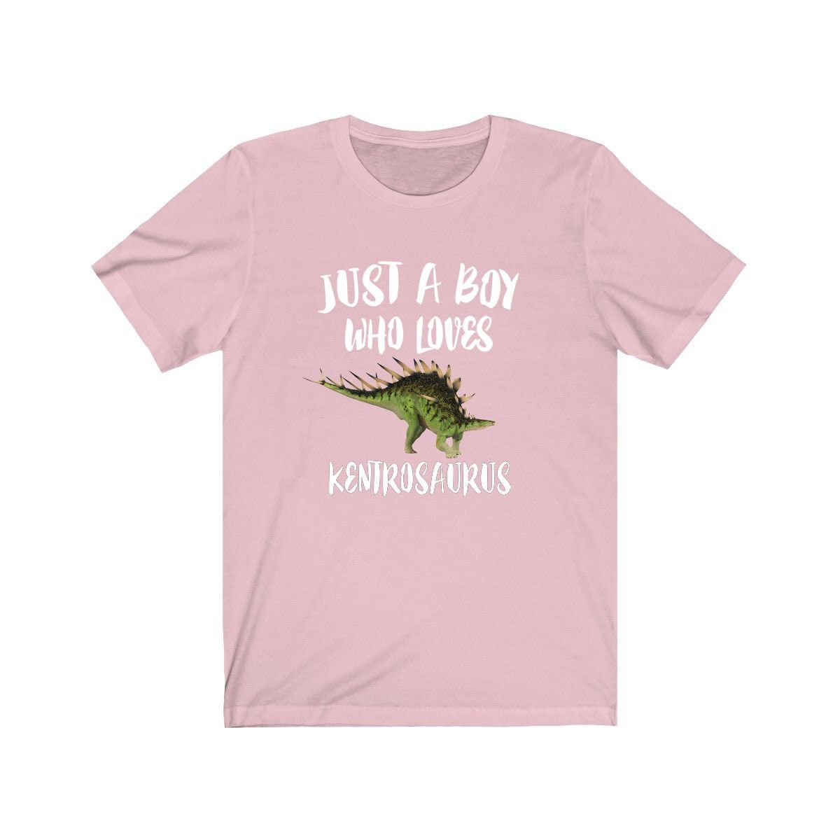 Just A Boy Who Loves Kentrosaurus Dinosaur Shirt - kentrosaurus print design