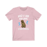 Just A Boy Who Loves Labradoodles Shirt, Labradoodle Lover Shirt, Labradoodle Shirt, Dog Lover Gift, Animal Adult Kids T-Shirt Image 4