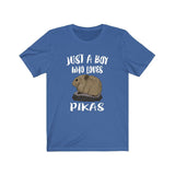 Just A Boy Who Loves Pikas Shirt, Pika Lover Shirt, Pika Shirt, Pika Lover Gift, Animal Adult Kids T-Shirt Image 2
