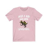 Just A Boy Who Loves Spinosaurus Dinosaur Shirt, Spinosaurus Shirt, Dinosaur Shirt, Dinosaur Lover Gift, Animal Adult Kids T-Shirt Image 4