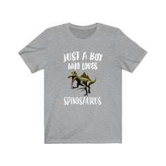 Just A Boy Who Loves Spinosaurus Shirt - Spinosaurus print design