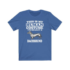 This Is My Human Costume I'm Really A Dachshund Dog Shirt, Dachshund Lover Shirt, Dachshund Shirt, Dachshund Lover Gift, Animal Gift Image 1