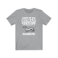 This Is My Human Costume I'm Really A Dachshund Dog Shirt, Dachshund Lover Shirt, Dachshund Shirt, Dachshund Lover Gift, Animal Gift Image 3