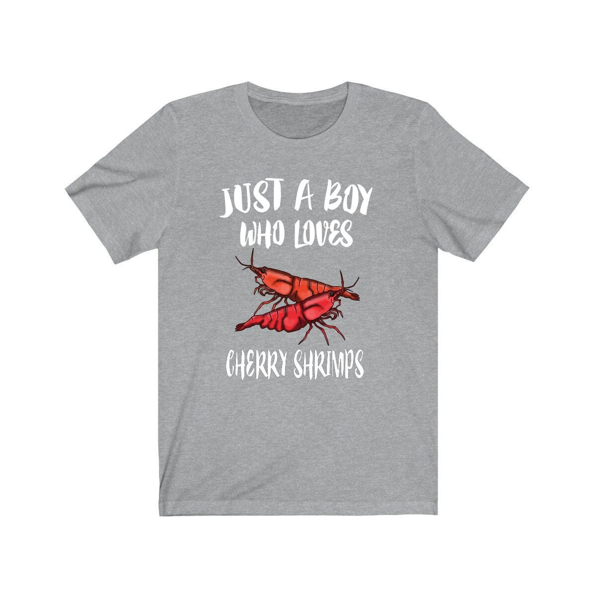Just A Boy Who Loves Cherry Shrimps Shirt - cherry shrimp print design