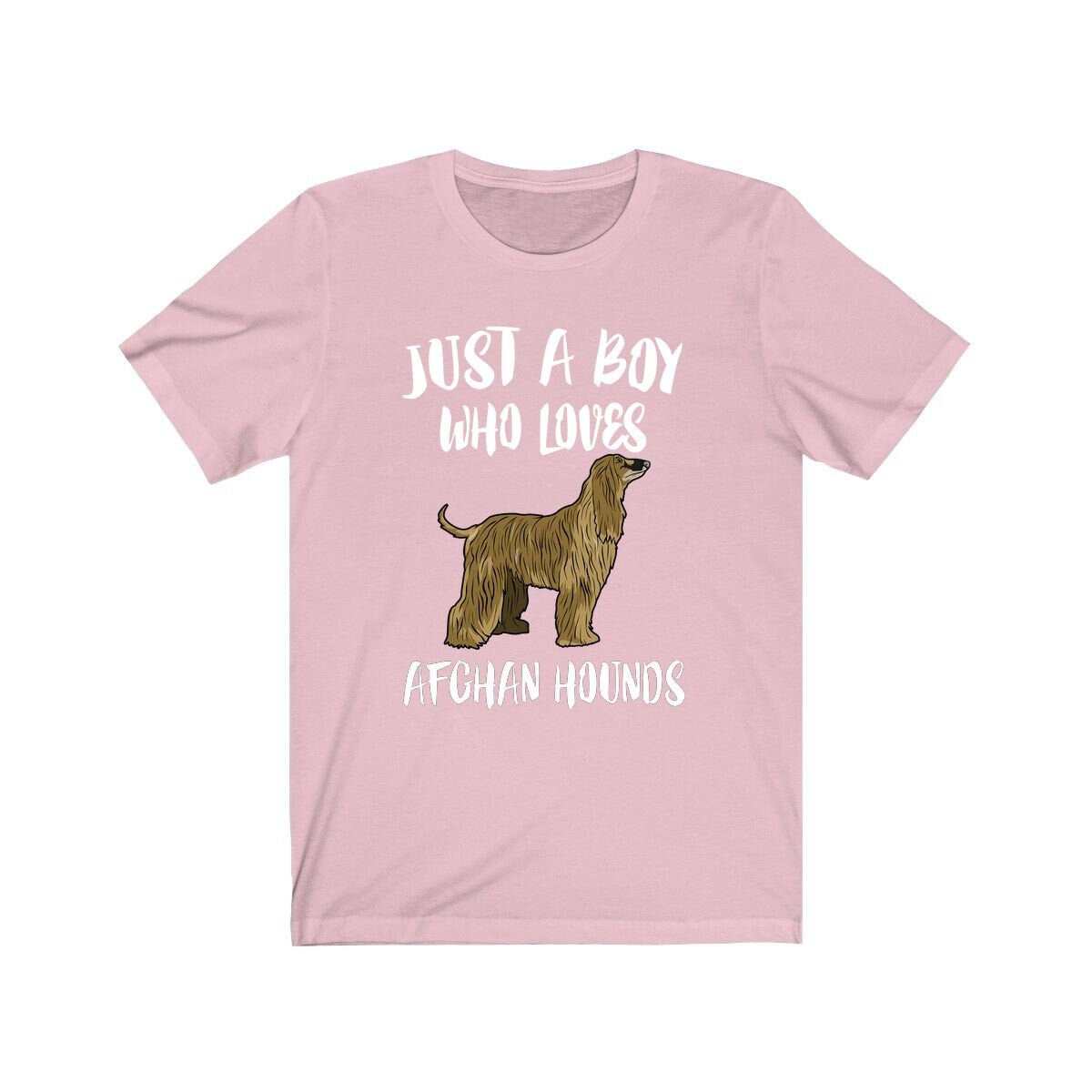 Just A Boy Who Loves Afghan Hounds Shirt - Afghan Hound print design