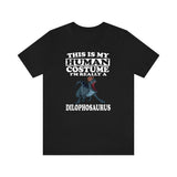 This Is My Human Costume I'm Really A Dilophosaurus Dinosaur Shirt, Dilophosaurus Lover Shirt, Dinosaur Shirt, Dinosaur Gift, Animal Gift Image 2