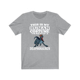 This Is My Human Costume I'm Really A Dilophosaurus Dinosaur Shirt, Dilophosaurus Lover Shirt, Dinosaur Shirt, Dinosaur Gift, Animal Gift Image 1