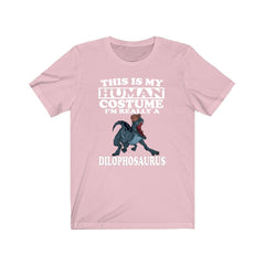 This Is My Human Costume I'm Really A Dilophosaurus Dinosaur Shirt - Dilophosaurus print design