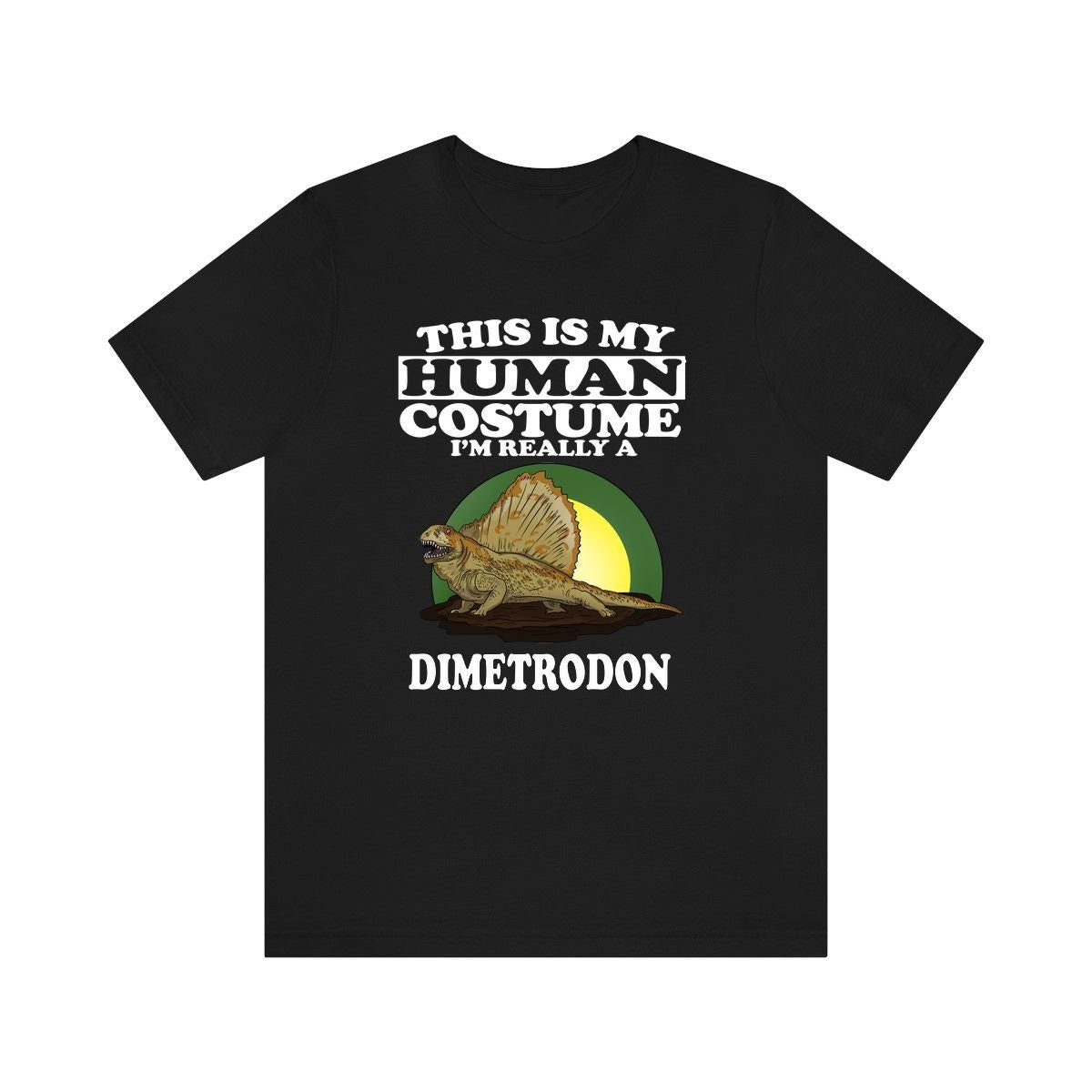 This Is My Human Costume I'm Really A Dimetrodon Dinosaur Shirt, Dimetrodon Lover Shirt, Dinosaur Shirt, Dinosaur Gift, Animal Gift Image 1