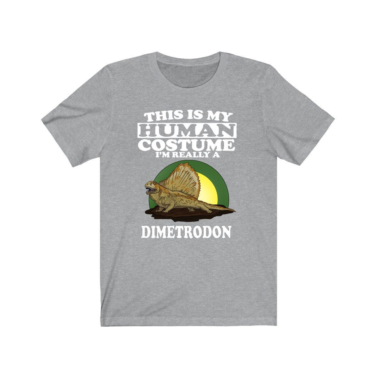 This Is My Human Costume I'm Really A Dimetrodon Shirt - Dimetrodon print design