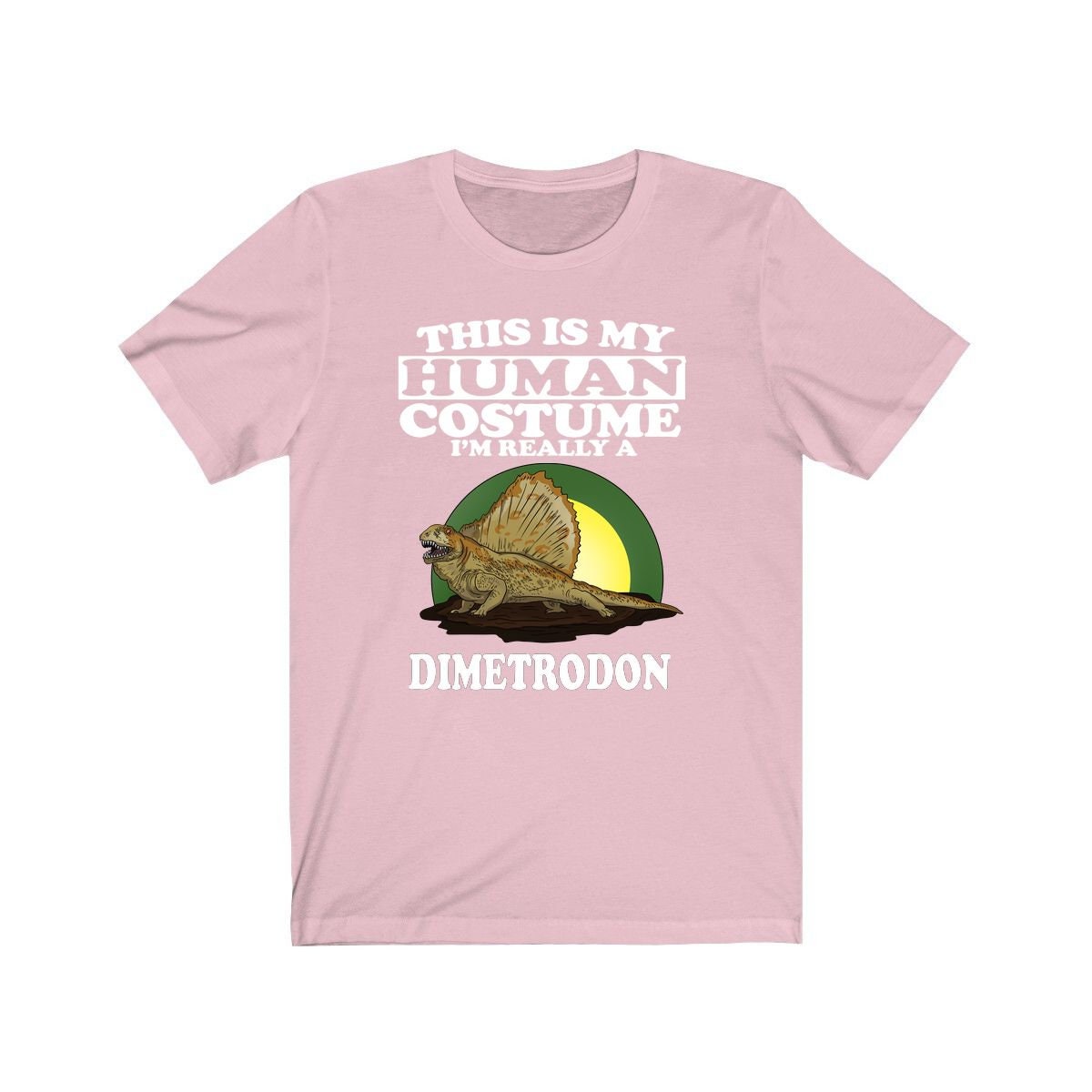 This Is My Human Costume I'm Really A Dimetrodon Shirt - Dimetrodon print design