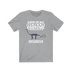 This Is My Human Costume I'm Really A Diplodocus Shirt - Diplodocus print design