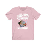 This Is My Human Costume I'm Really A Discus Fish Shirt, Discus Lover Shirt, Discus Shirt, Discus Gift, Animal Gift Image 4