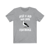 Just A Boy Who Loves Albatross Shirt, Albatross Shirt, Albatross Shirt, Bird Lover Gift, Animal Adult Kids T-Shirt Image 1