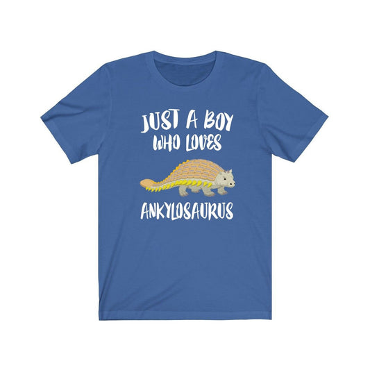 Just a boy who loves ankylosaurus Cretaceous armored tank dinosaur tee
