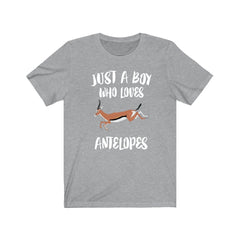 Just a boy who loves antelopes African savanna hoofed animal tee