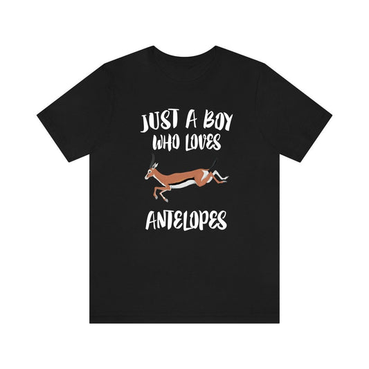 Just a boy who loves antelopes African savanna hoofed animal tee