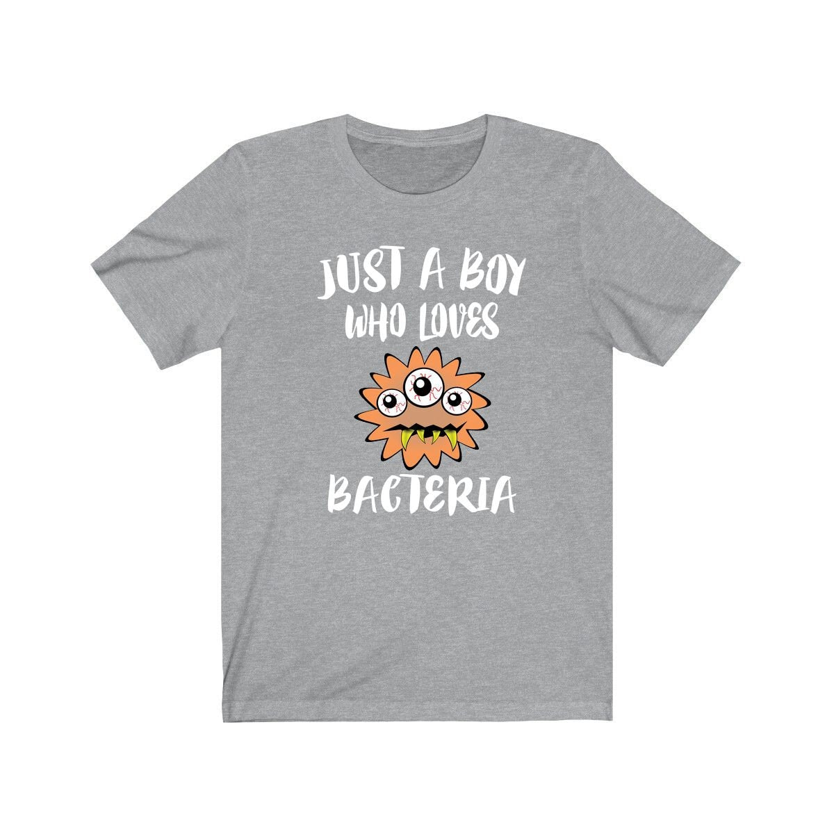 Just a boy who loves bacteria microbiology science lab lover tee