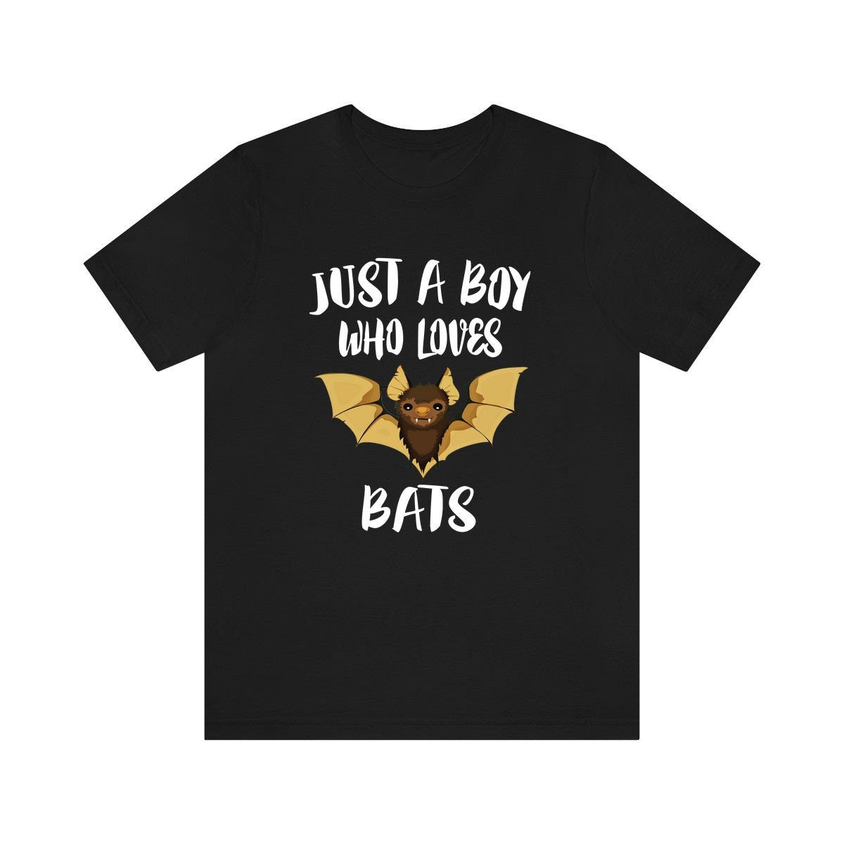 Just A Boy Who Loves Bats Shirt, Bat Lover Shirt, Bat Shirt, Bat Lover Gift, Animal Adult Kids T-Shirt Image 1