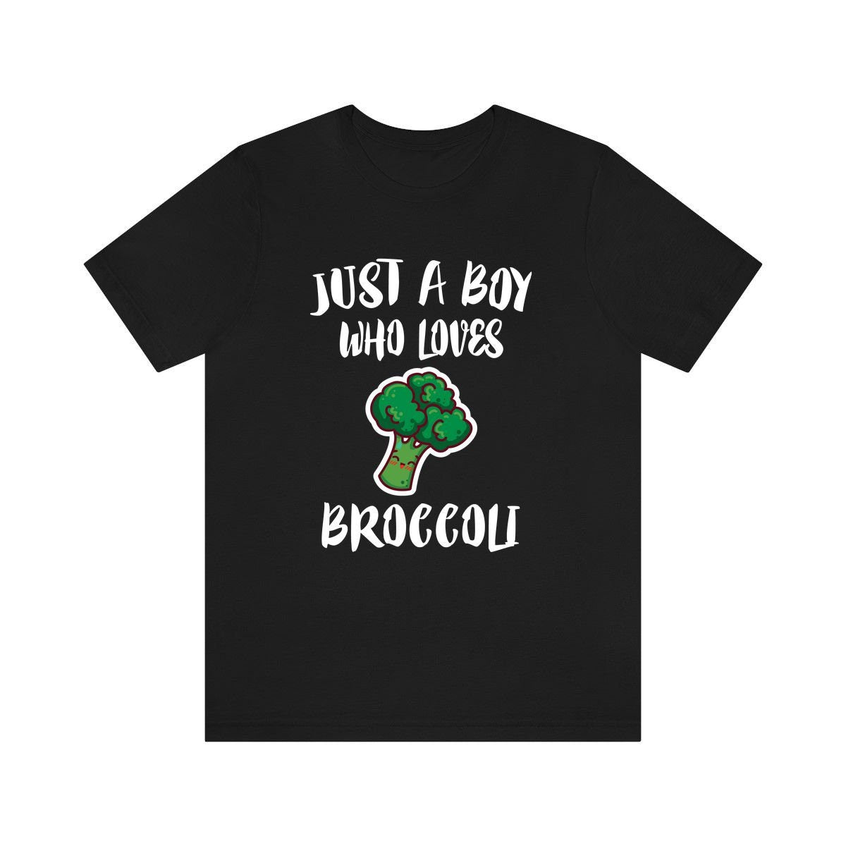 Just A Boy Who Loves Broccoli Shirt - broccoli print design