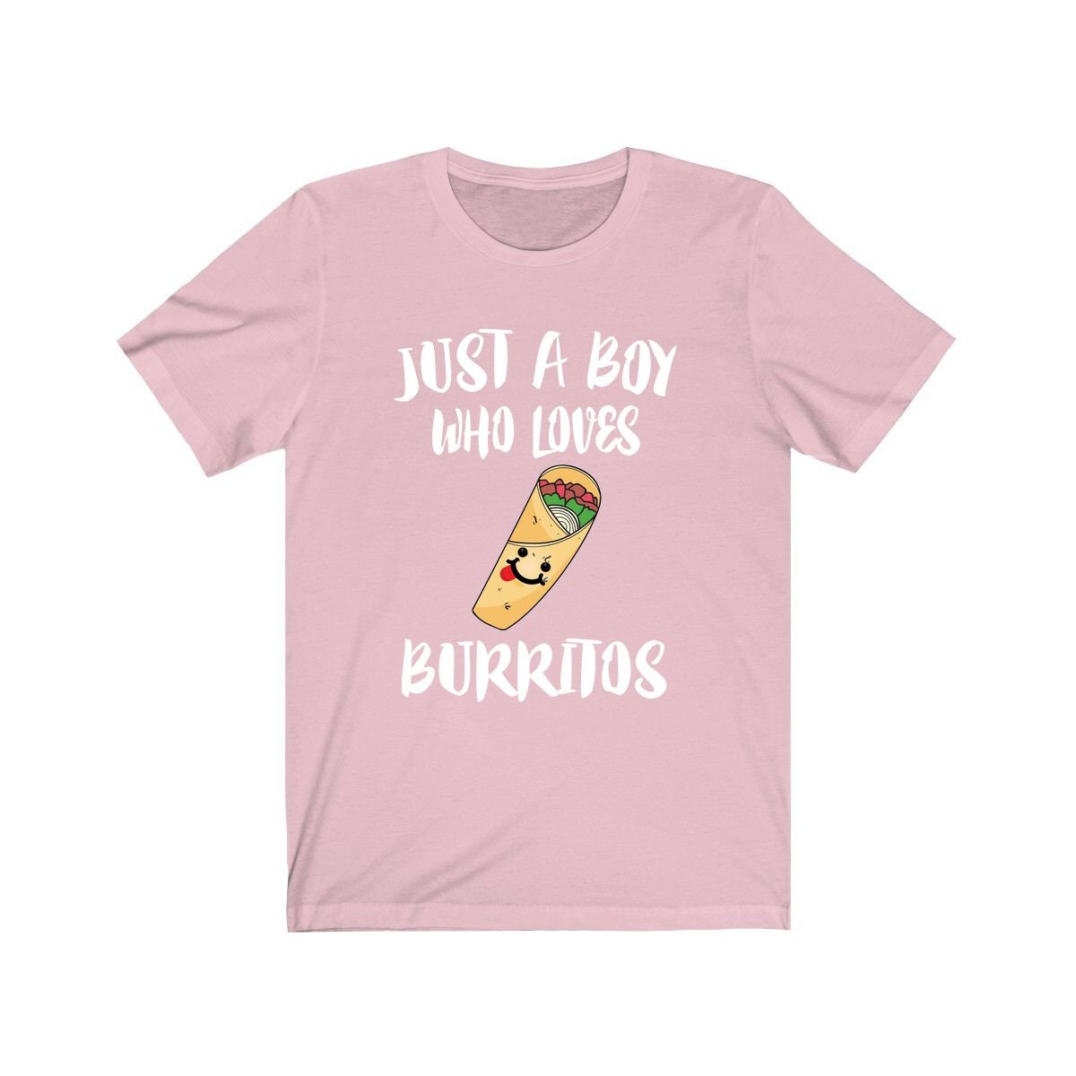 Just A Boy Who Loves Burritos Shirt - burrito print design